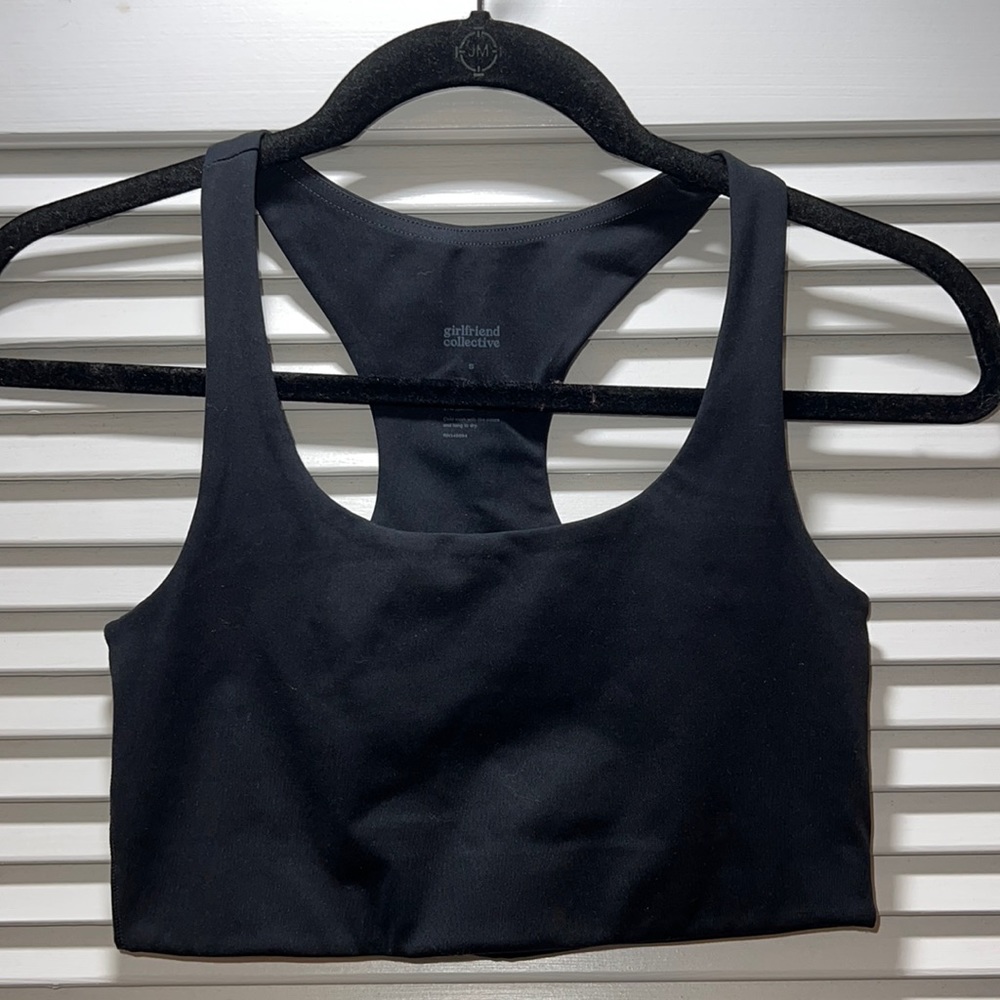 girlfriend collective black bra